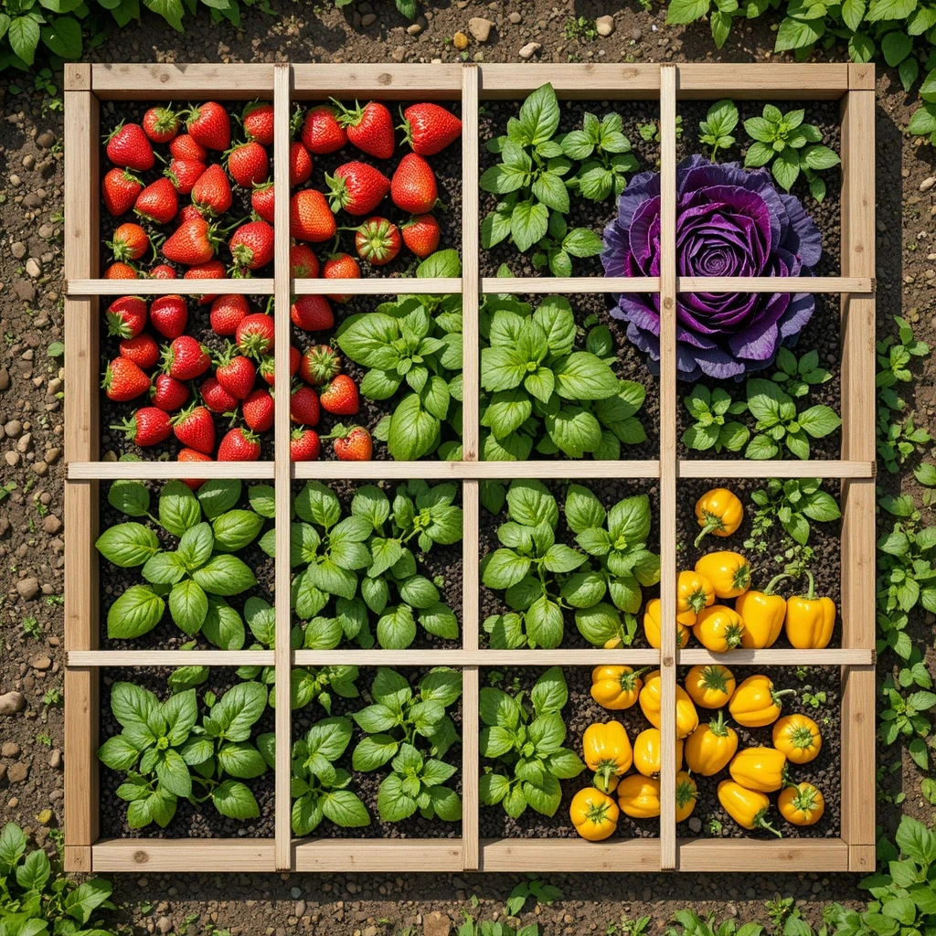 Square Foot Garden Layout