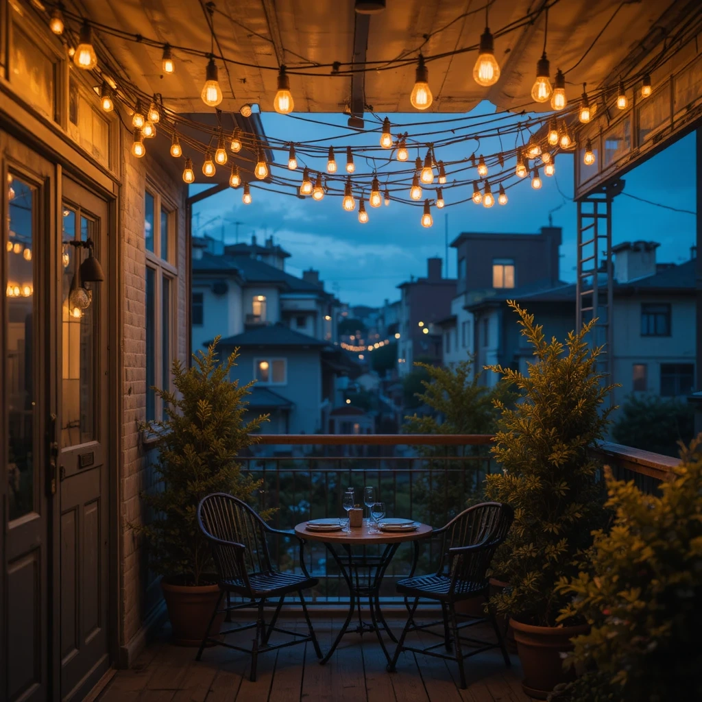 String Light Canopy