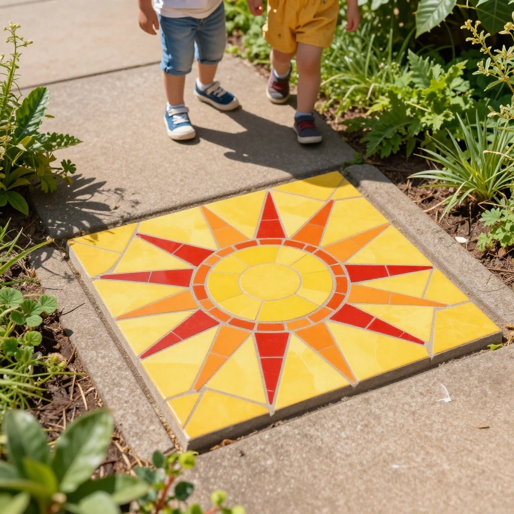 Sunburst Stepping Stones
