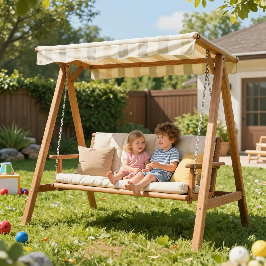 Swing Bench with Canopy