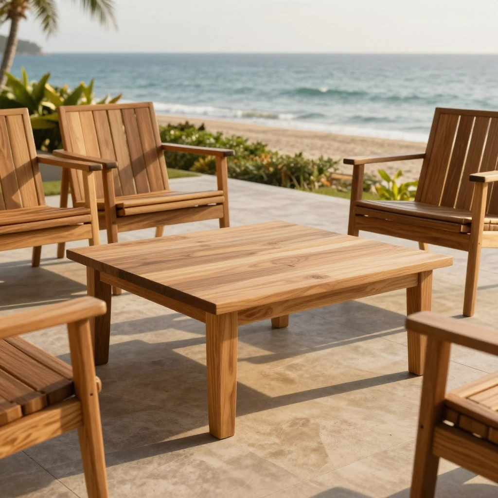 Teak Wood Coffee Table