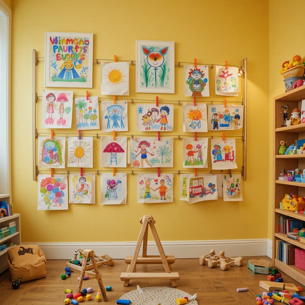 The Kids' Artwork Rotating Gallery