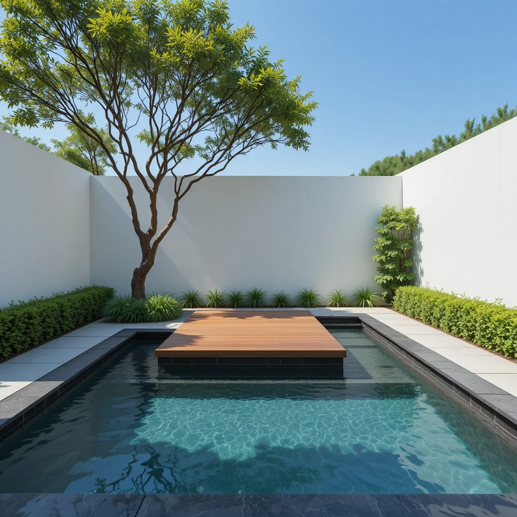 The Modern Courtyard Swimming Pond