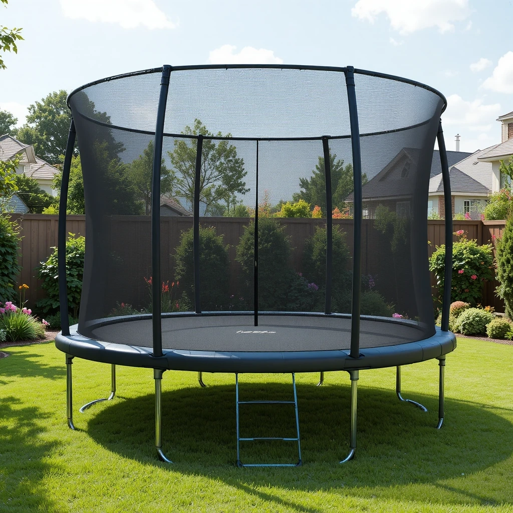 Trampoline with Safety Enclosure