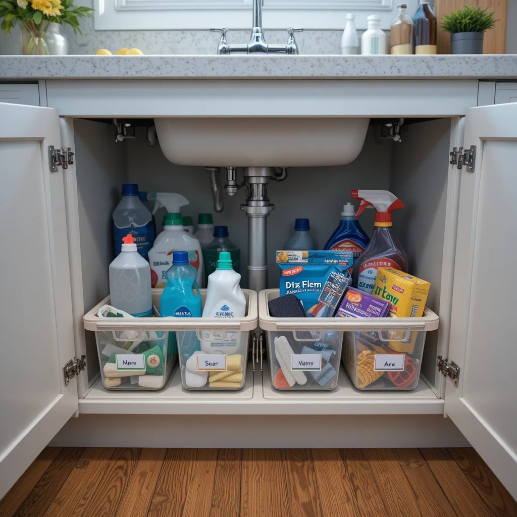 Under-Sink Pull-Out Organizer