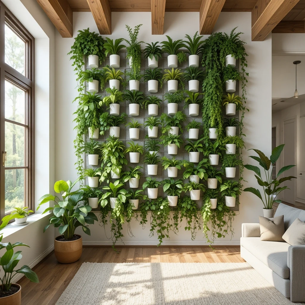 Vertical Garden or Living Plant Wall