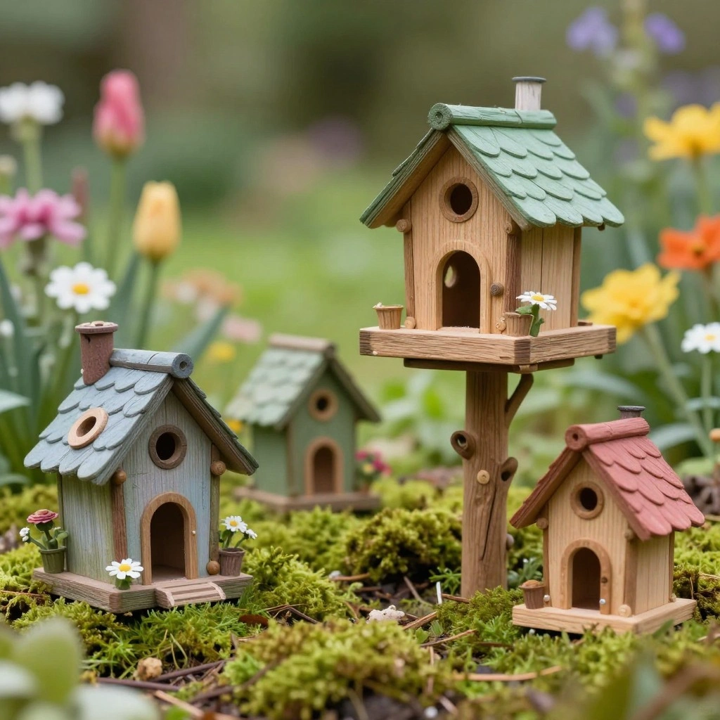 Whimsical Fairy Garden Feeder Station