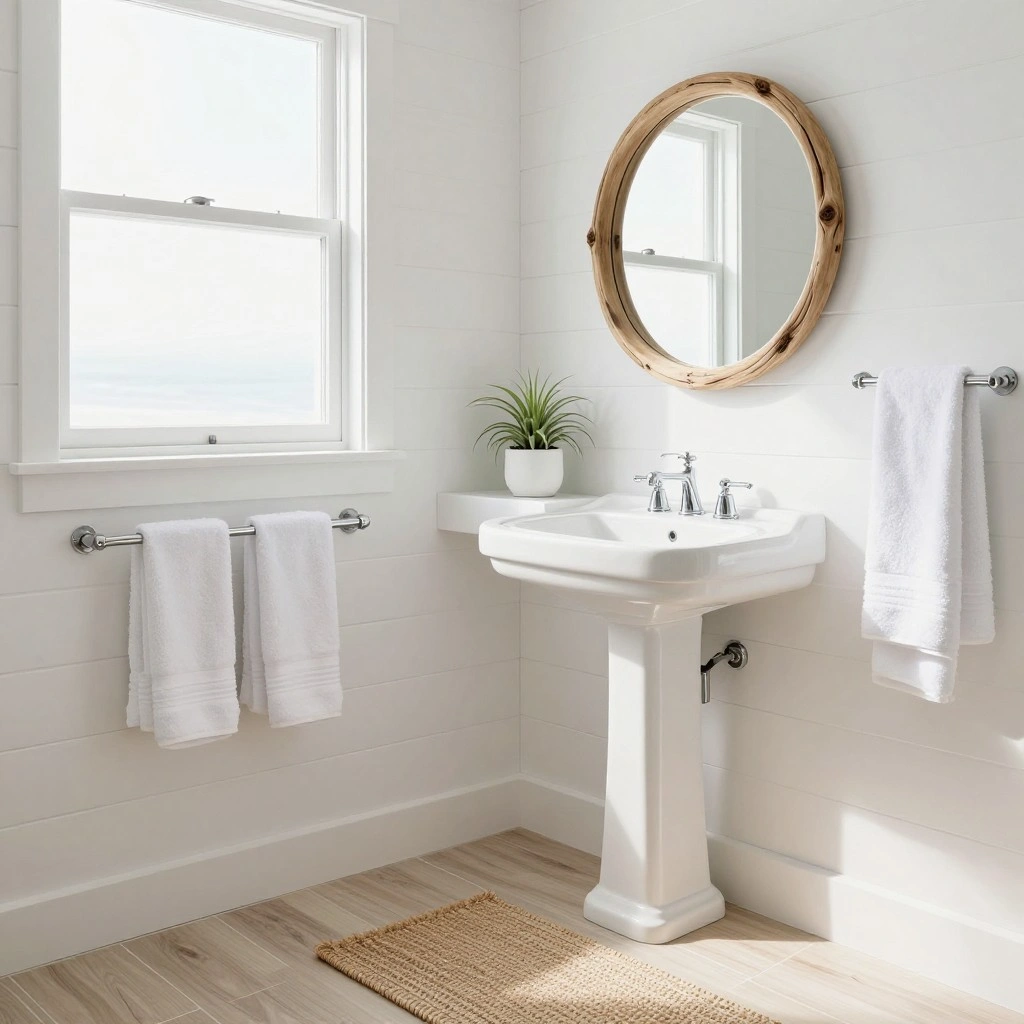 Whitewashed Shiplap Walls
