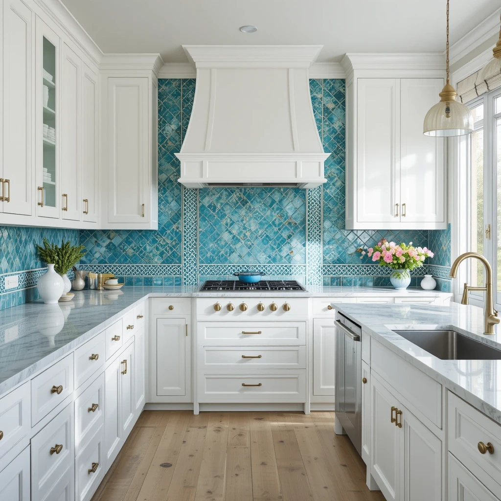 Zellige & Handmade Tile Backsplash