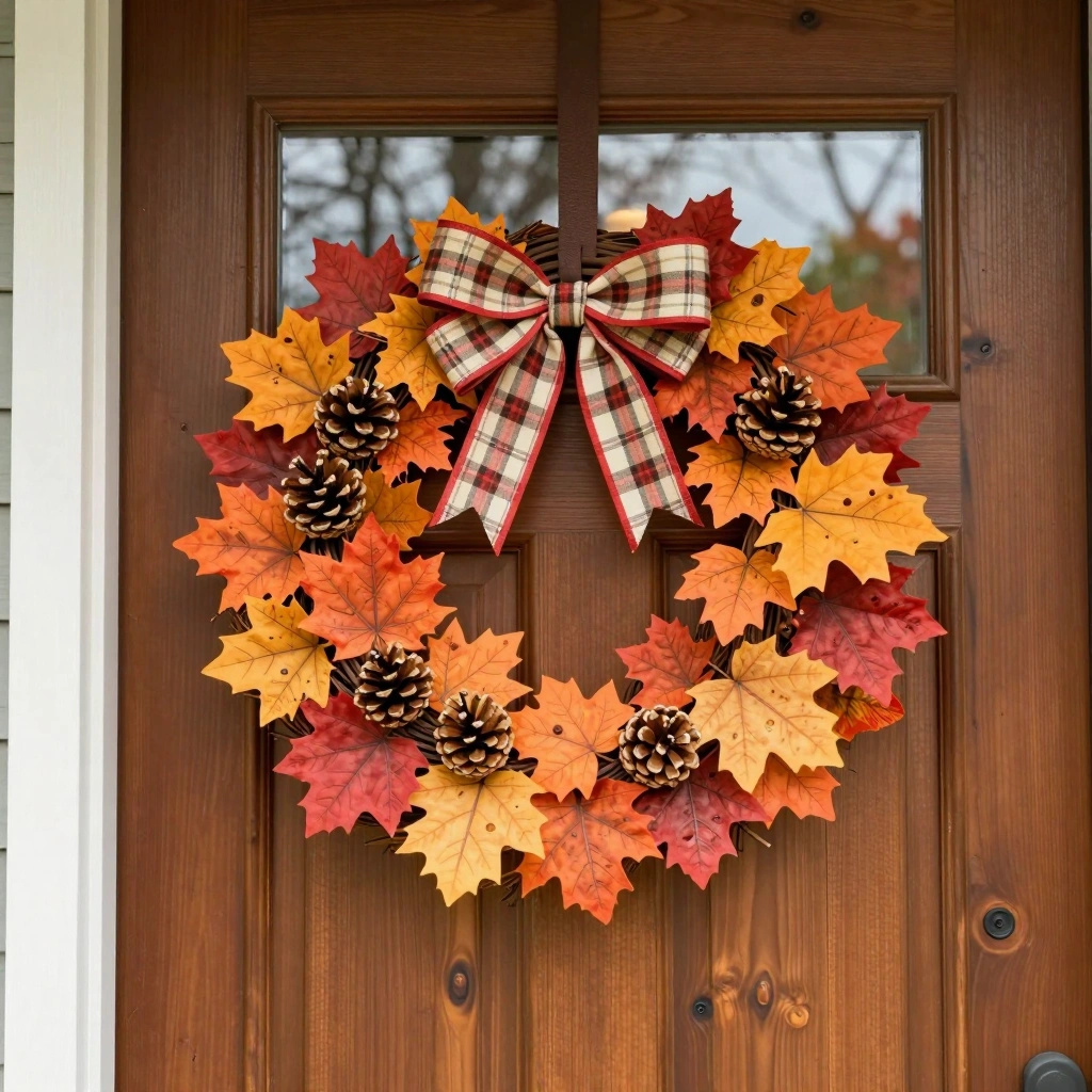 A Handmade Fall Wreath