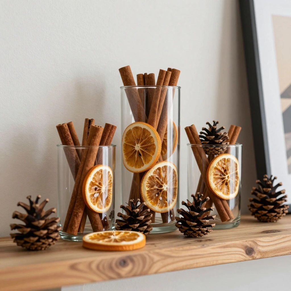 Cinnamon Stick & Pinecone Vase Filler