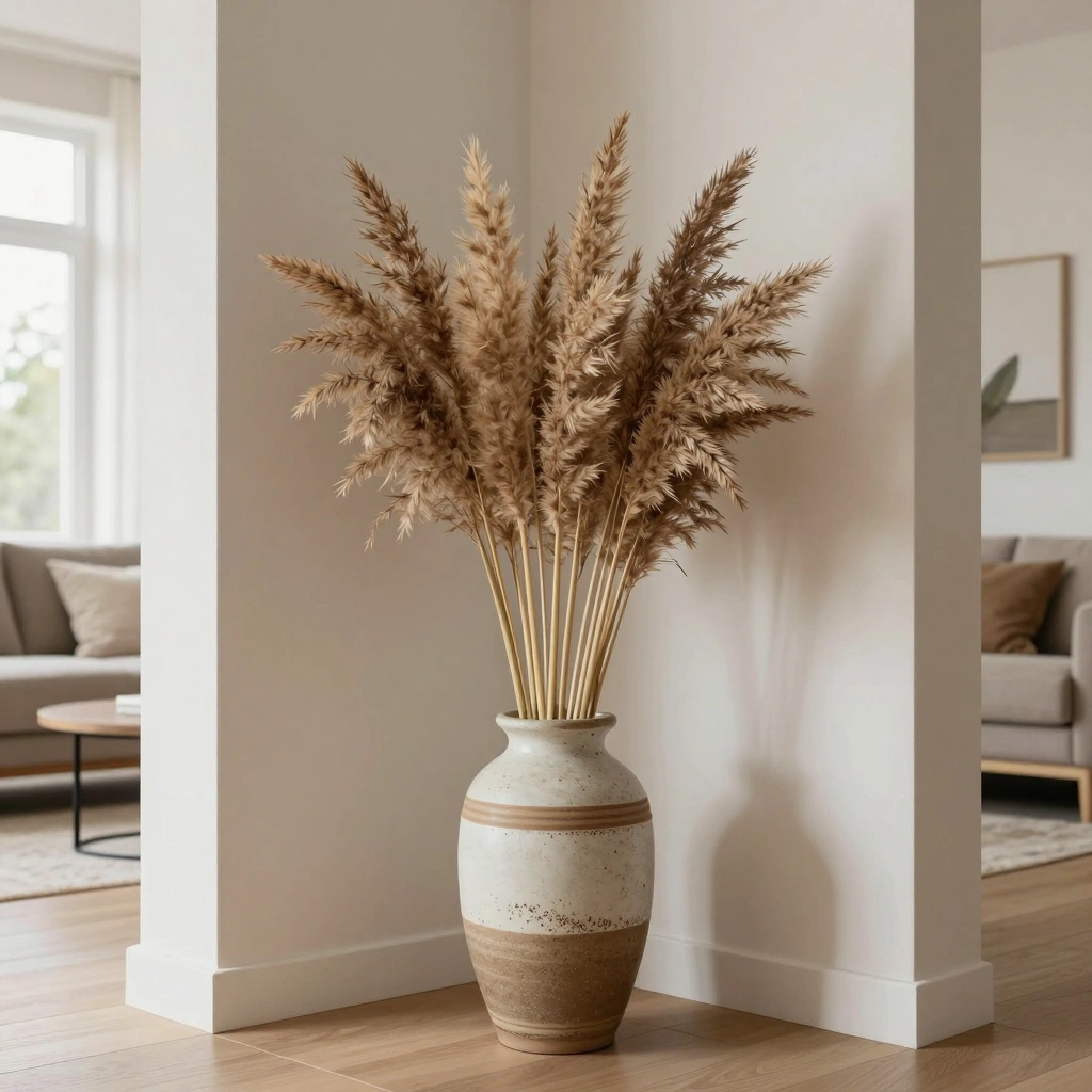Dried Floral & Wheat Stem Arrangements