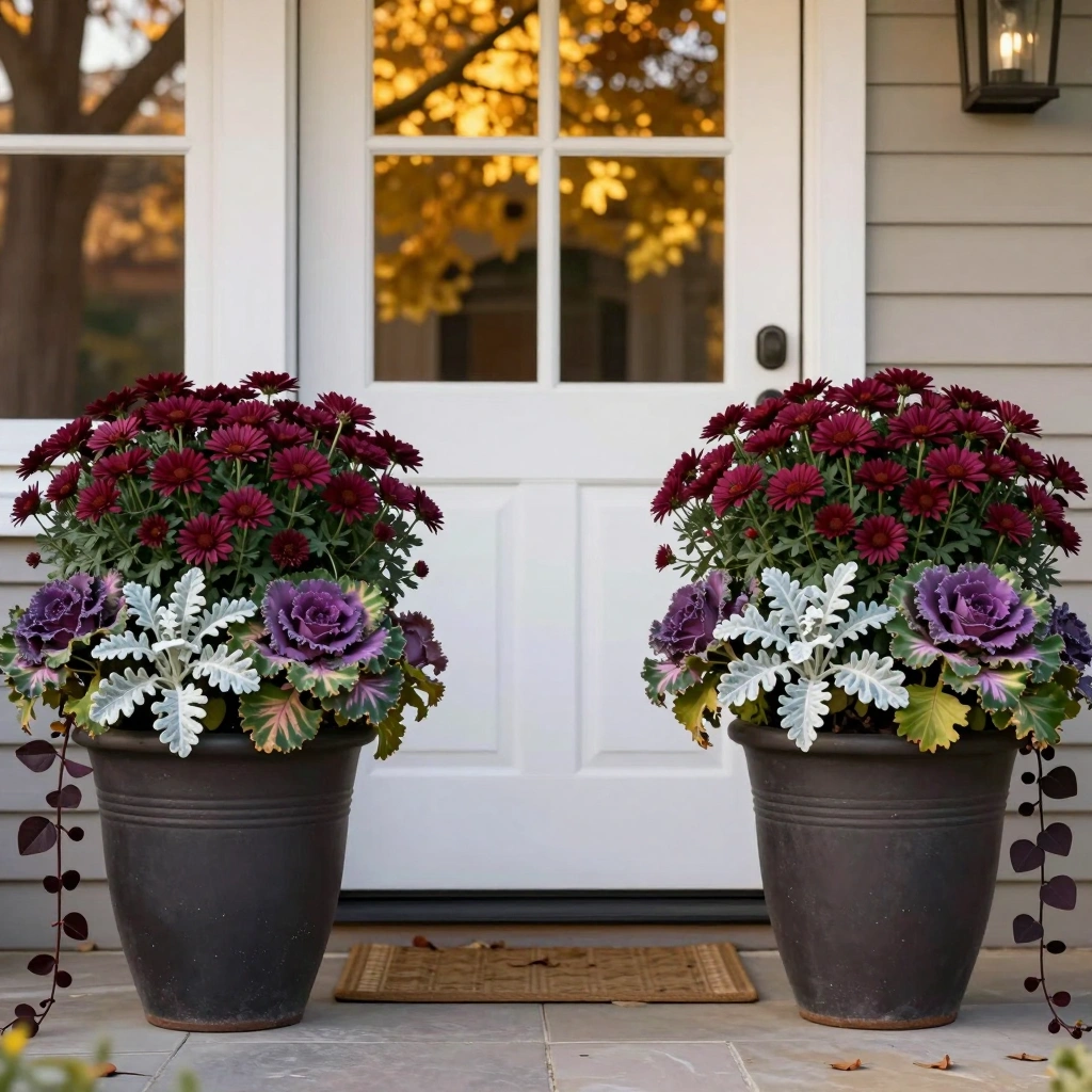 Fall Foliage Planters