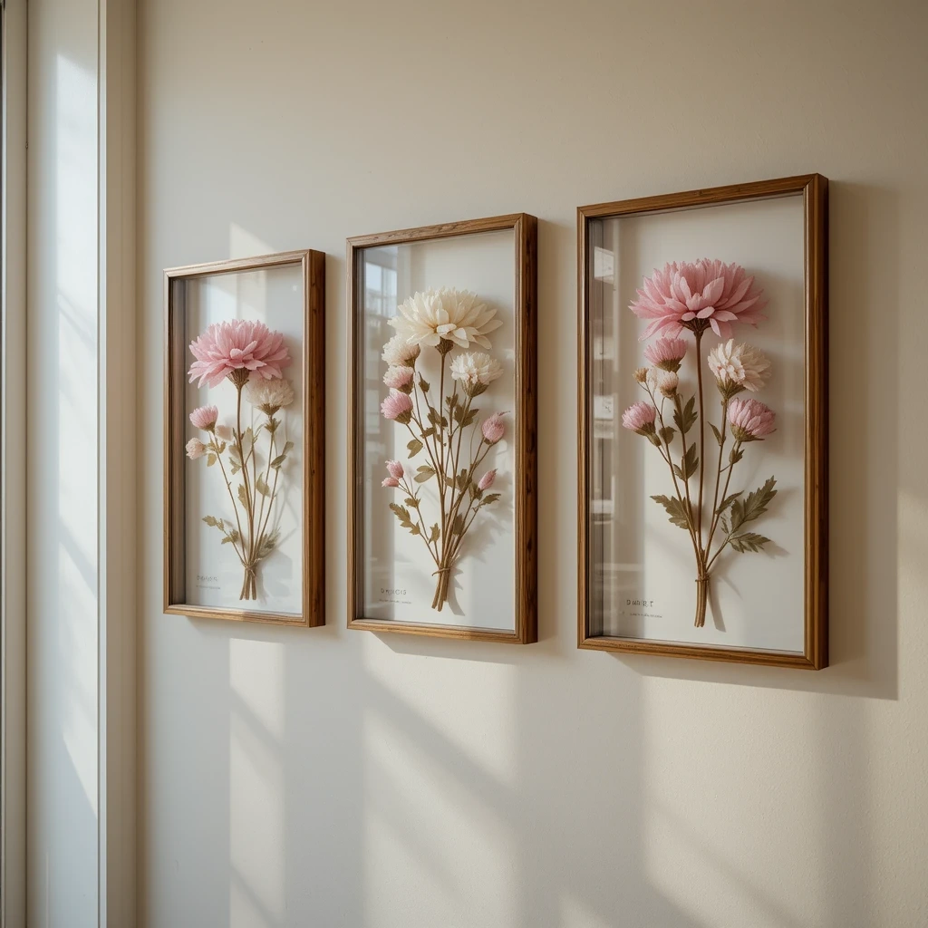 Pressed Flower Frame Art