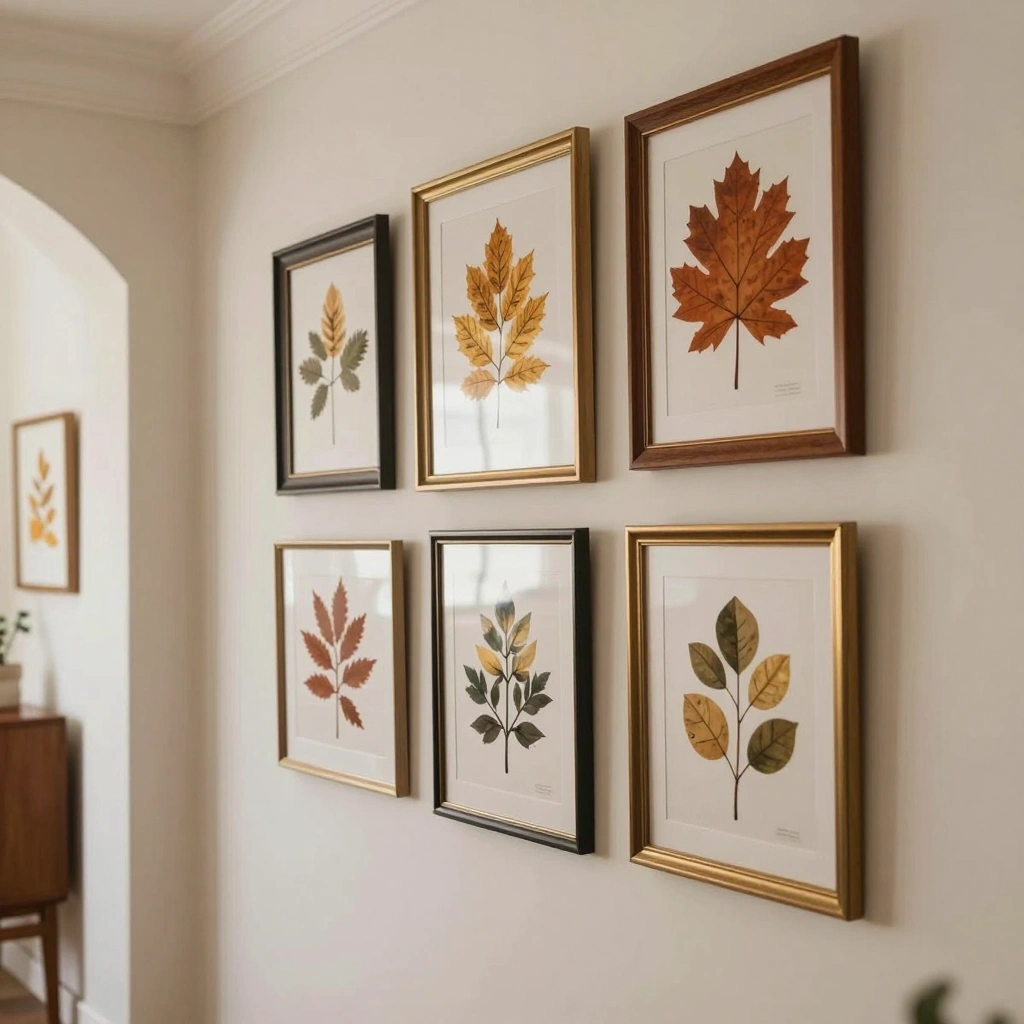 Warm-Toned Gallery Wall